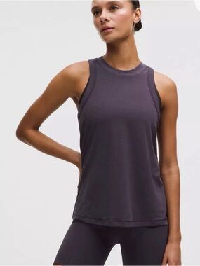 LULULEMON Women's Jersey training tank top atmospheric purple size 8